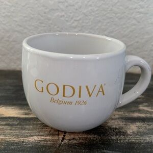 F-2 Godiva Belgium 1926 White Gold Large Oversized 22Oz Ceramic Mug
